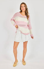 Load image into Gallery viewer, HELEN STRIPE SWEATER

