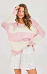 Load image into Gallery viewer, HELEN STRIPE SWEATER
