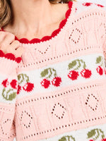 Load image into Gallery viewer, CHERRY ON TOP SWEATER
