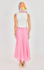 Load image into Gallery viewer, BY THE SEA ALINE MIDI SKIRT / PINK
