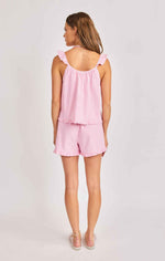 Load image into Gallery viewer, JETSET RUFFLE TOP &amp; SHORTS SET

