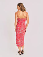 Load image into Gallery viewer, FIRECRACKER STRIPE MIDI DRESS

