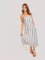 Load image into Gallery viewer, SWEETGRASS STRIPE MIDI DRESS
