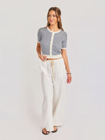 Load image into Gallery viewer, LILAH WIDE LEG PANTS / WHITE
