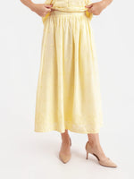 Load image into Gallery viewer, BEACHGLASS EMBROIDERED MAXI SKIRT

