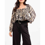 Load image into Gallery viewer, PAINTED FIELDS GATHERED BLOUSE
