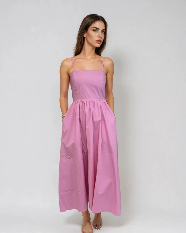 AVERIE POPLIN DRESS