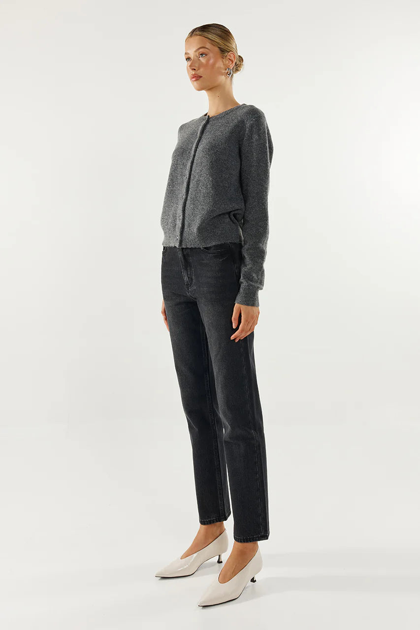 BONNIE CARDIGAN / CHARCOAL