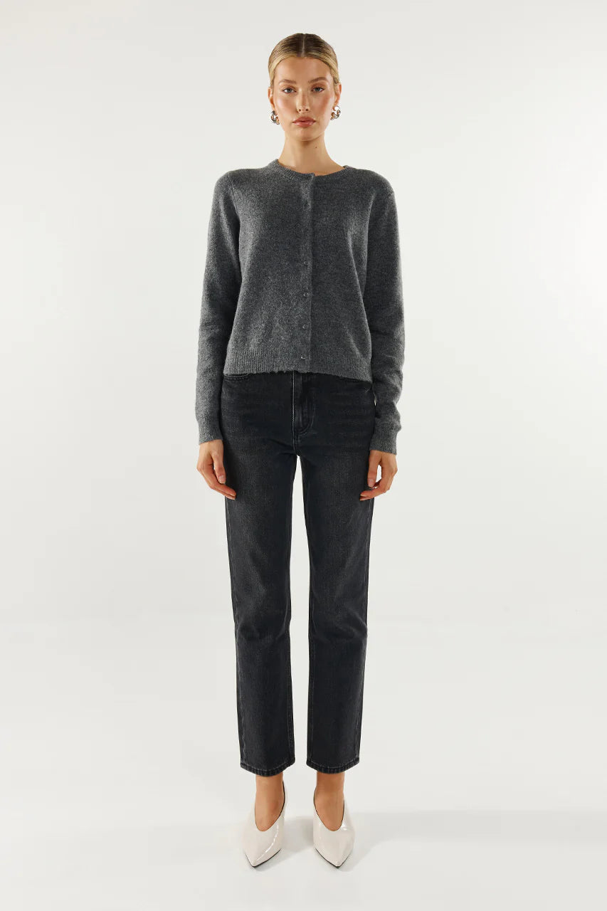 BONNIE CARDIGAN / CHARCOAL