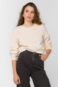 CARLA RICE FLOWER SWEATER