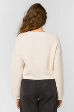 Load image into Gallery viewer, CARLA RICE FLOWER SWEATER
