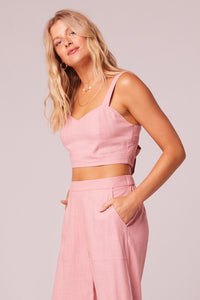 COSMO CROP TANK / BLUSH