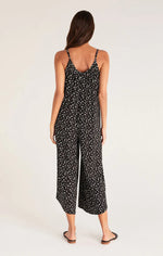 Load image into Gallery viewer, DITSY FLARED JUMPSUIT / BLACK
