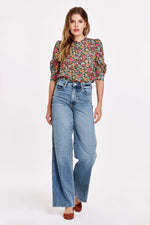 Load image into Gallery viewer, MARCIE SUPER HIGH RISE WIDE HEM LOOSE STRAIGHT JEANS RIVERTON
