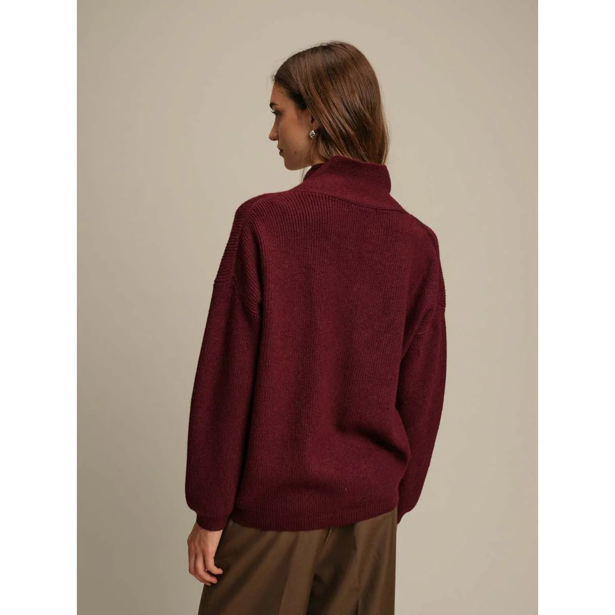 LIAM SWEATER / Wine