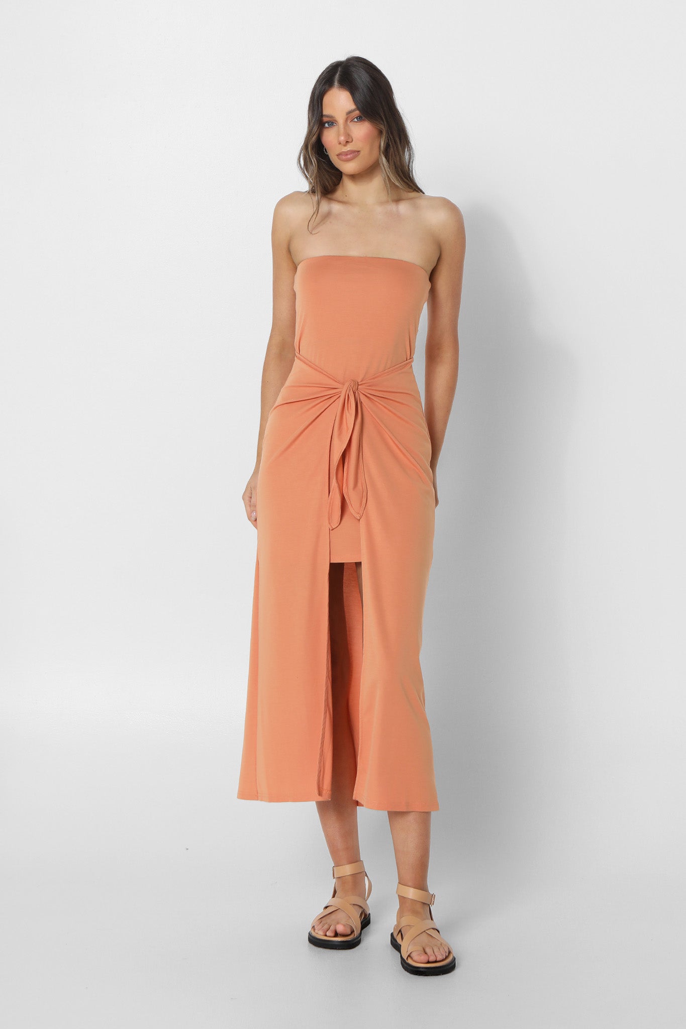 KAI DRESS / APRICOT