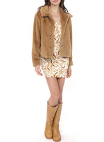 Load image into Gallery viewer, EDEN FAUX FUR SHORT COAT
