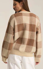 Load image into Gallery viewer, CHECK YOU LATER PLAID SWEATER / CAMPFIRE
