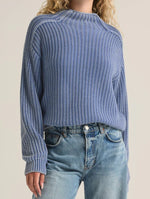 Load image into Gallery viewer, CARRAWAY SWEATER / WASHED INDIGO
