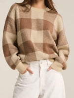 Load image into Gallery viewer, CHECK YOU LATER PLAID SWEATER / CAMPFIRE
