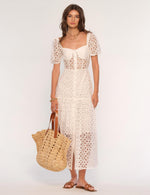 Load image into Gallery viewer, SARELLA DRESS / EGGSHELL
