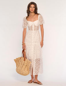 SARELLA DRESS / EGGSHELL