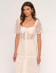 SARELLA DRESS / EGGSHELL