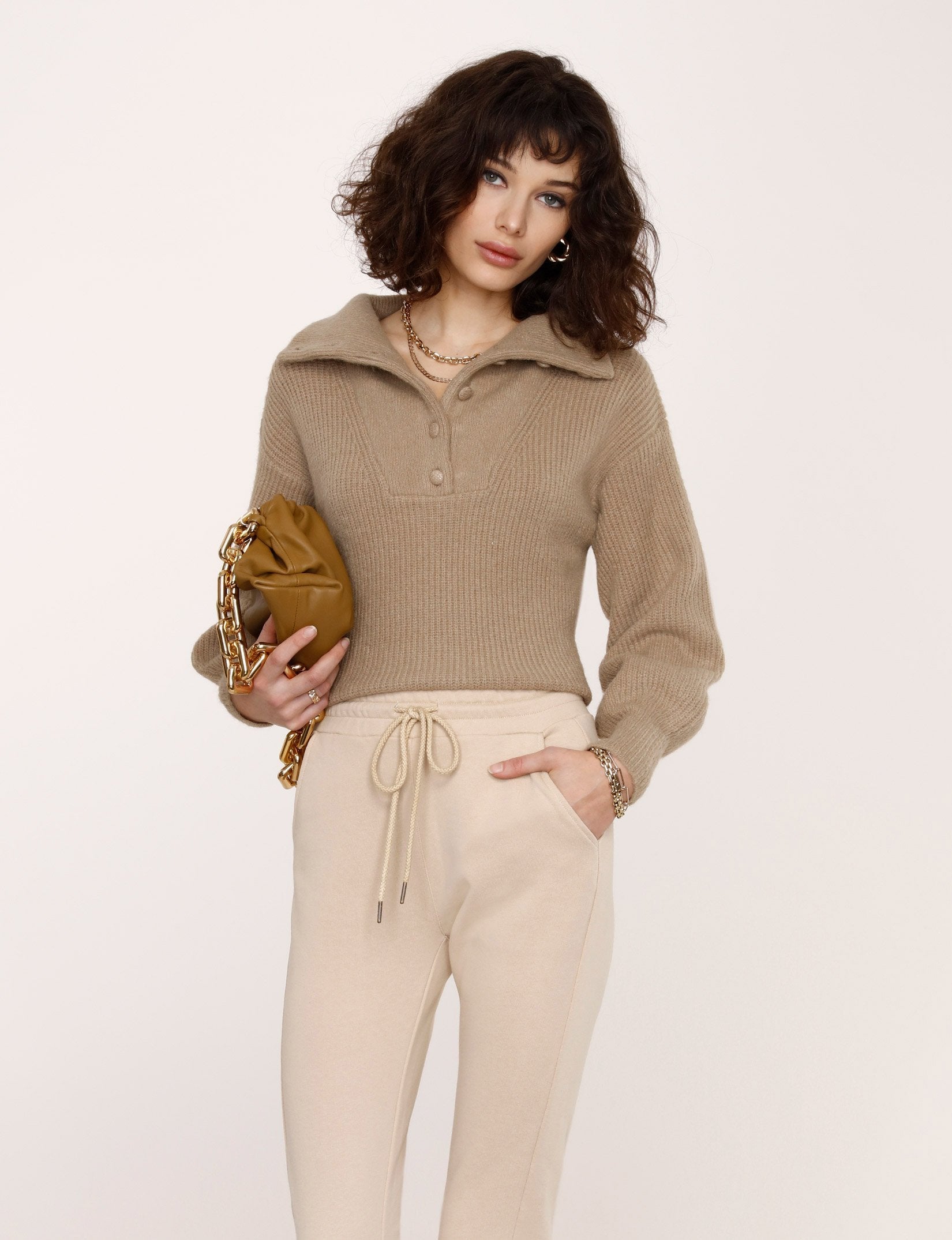 IRENE SWEATER / CAMEL – Raiment Loft