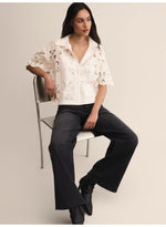 Load image into Gallery viewer, MIDNIGHT LACE TOP
