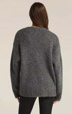 Load image into Gallery viewer, JOSIE COZY CARDIGAN / CHARCOAL HEATHER
