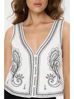 Load image into Gallery viewer, JANICE EMBROIDERED VEST
