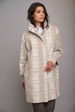 Load image into Gallery viewer, JANITA COAT WITH RIB COLLAR AND CUFFS
