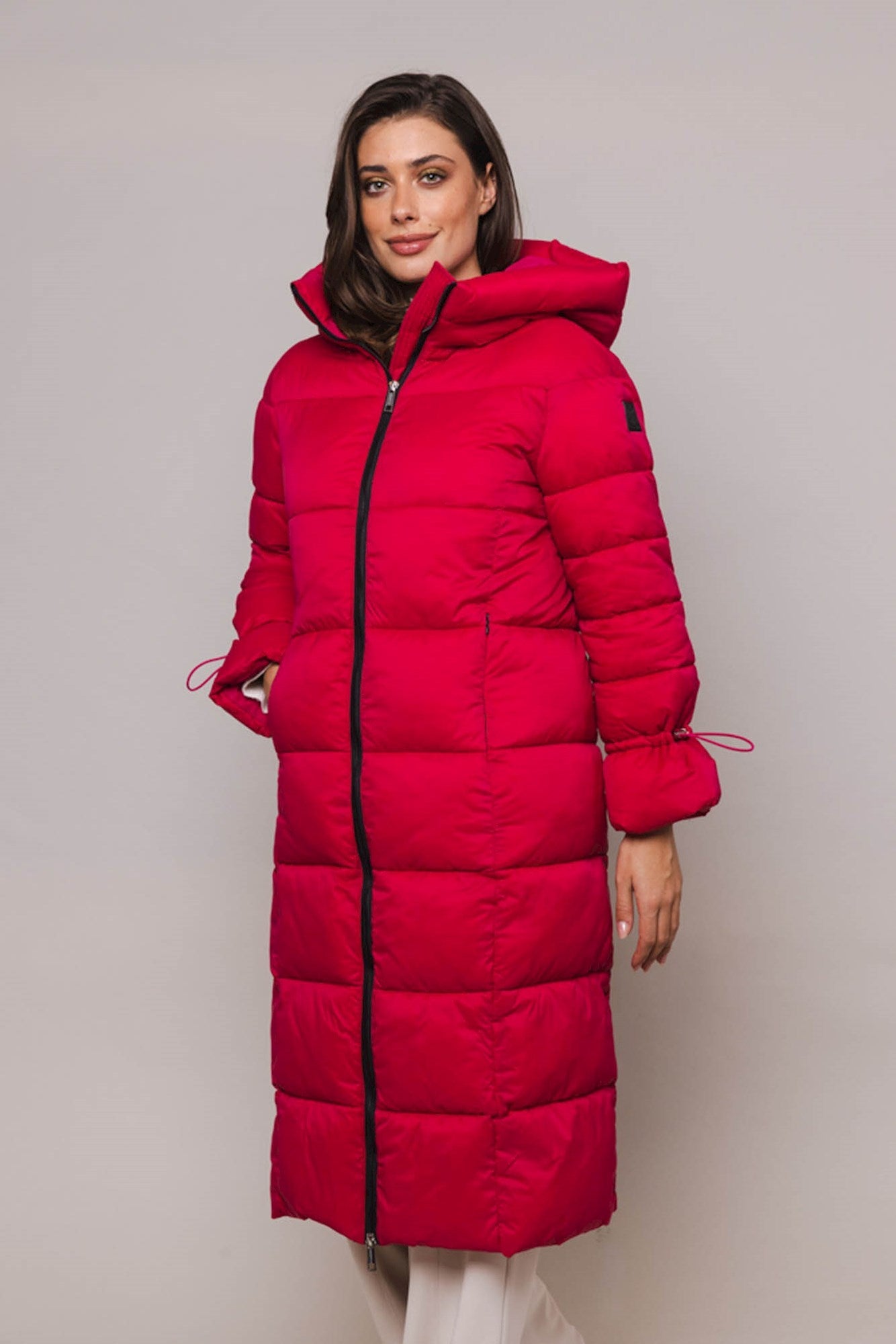 JEWEL LONG PADDED HOODED COAT