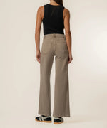 Load image into Gallery viewer, MEG HIGH RISE WIDE LEG SIDE PANEL / MILK TEA
