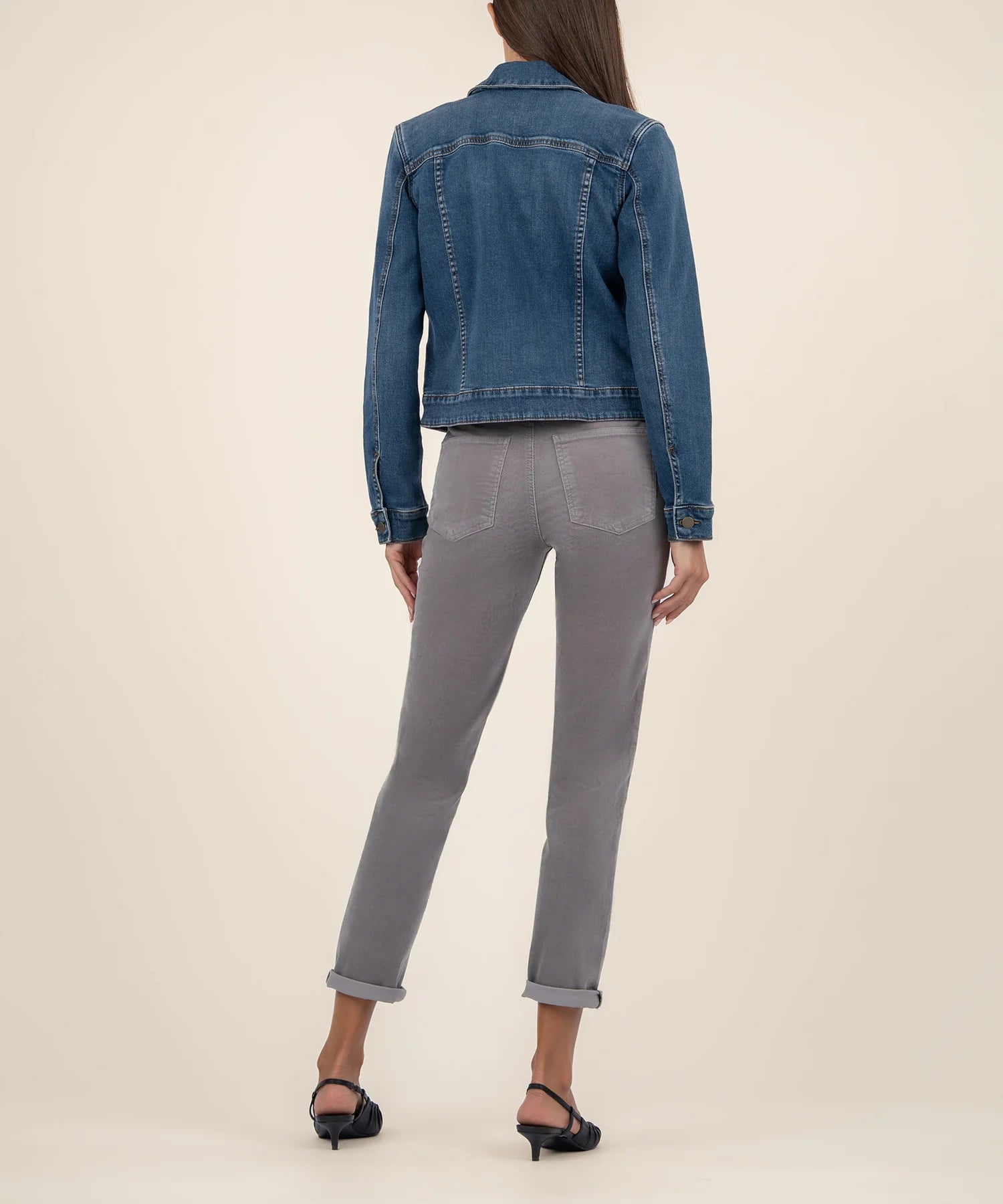 JULIA CROP JACKET W/ DROP SHOULDER / MAIN