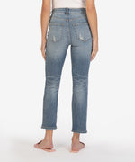 Load image into Gallery viewer, ROSA HIGH RISE VINTAGE CROP STRAIGHT W/ HIDDEN BUTTONS / ENTERTAINING
