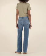 Load image into Gallery viewer, JEAN HR WIDE LEG CLEAN HEM / ABLAZE

