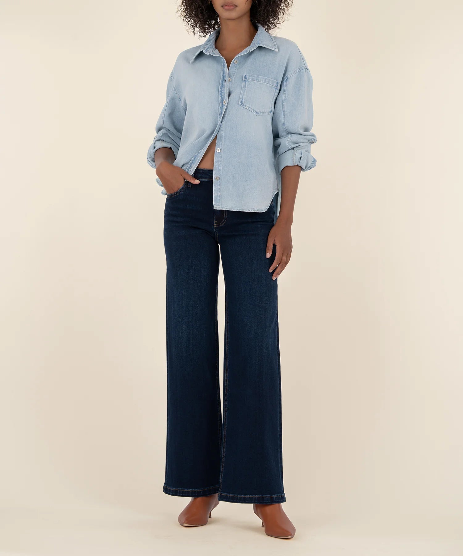 JEAN HIGH RISE WIDE LEG / ATTRIBUTABLE