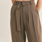 WINONA BELTED TROUSERS / OAK
