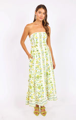 Load image into Gallery viewer, DANDELION DREAMS TUBE MAXI DRESS
