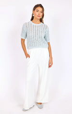 Load image into Gallery viewer, PERUSE SHORT SLEEVE SWEATER
