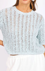Load image into Gallery viewer, PERUSE SHORT SLEEVE SWEATER
