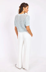 Load image into Gallery viewer, PERUSE SHORT SLEEVE SWEATER
