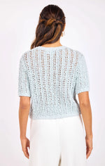 Load image into Gallery viewer, PERUSE SHORT SLEEVE SWEATER
