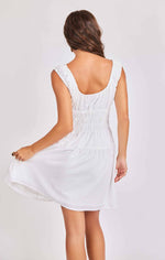 Load image into Gallery viewer, ARIEL MINI DRESS / WHITE
