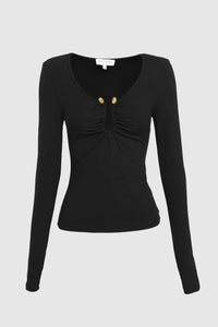 LEANNE TOP / BLACK