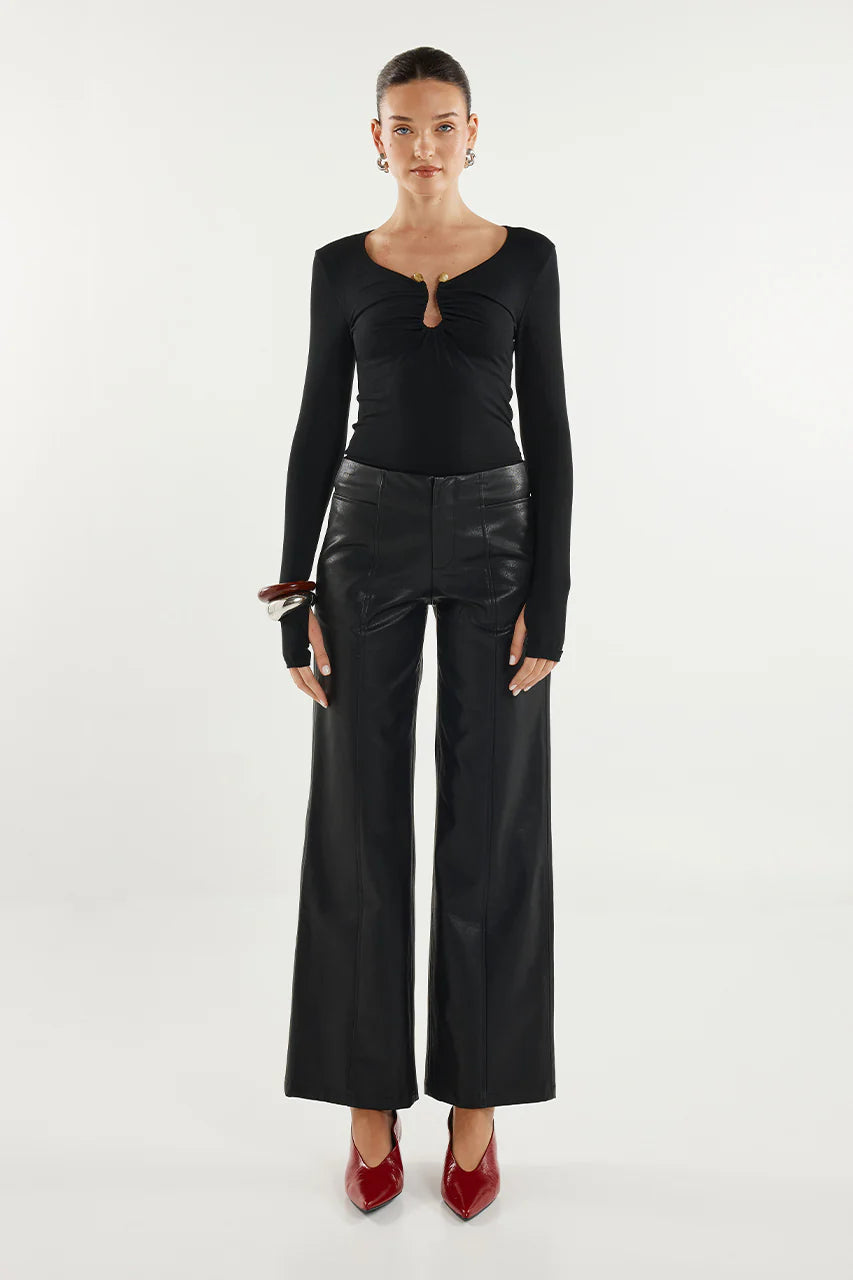 LEANNE TOP / BLACK