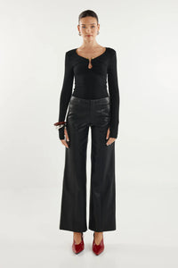 LEANNE TOP / BLACK