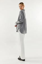 Load image into Gallery viewer, LYON SHIRT STRIPE / CHARCOAL
