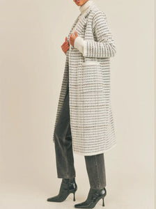 MARCEAU HOUNDSTOOTH COAT